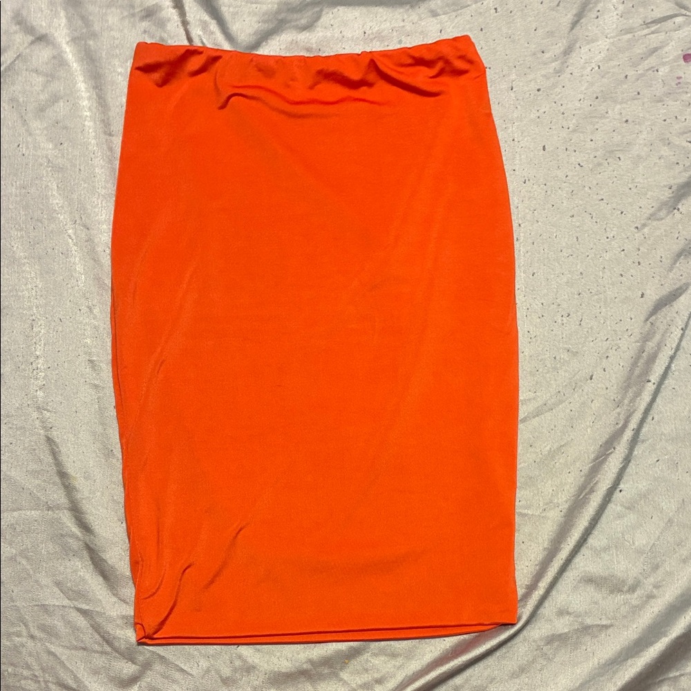 Vibrant Orange Women's Skirt